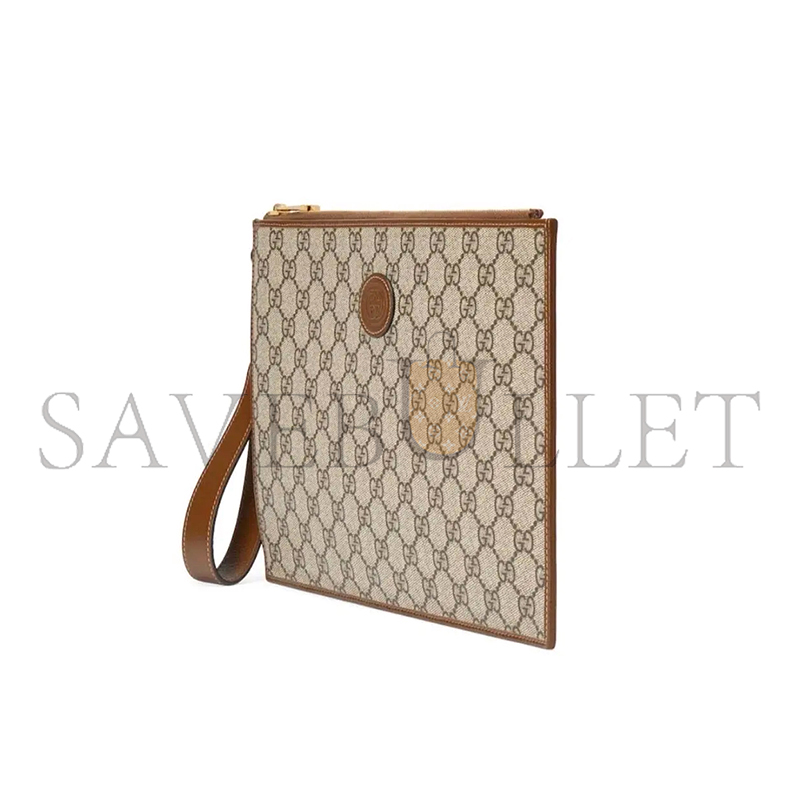 GUCCI GG DENIM POUCH 672953 (30.5*21*1.5cm)